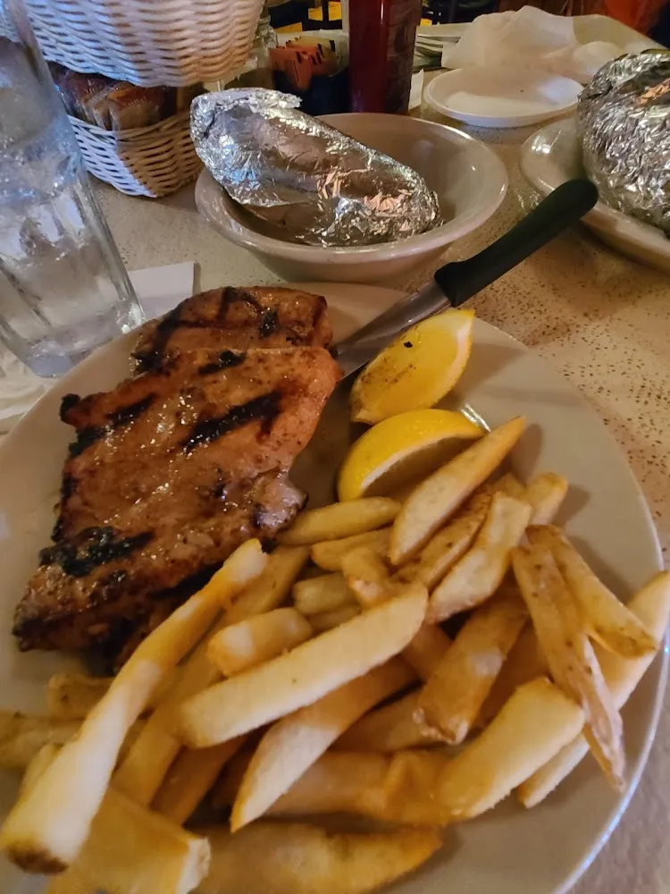 Grilled Chicken and Fries